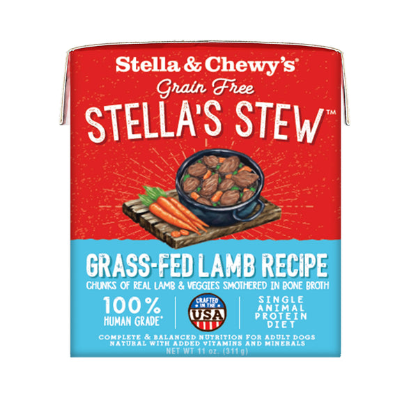 Stella & Chewy's Ragout Stella's Stew Agneau nourri Ï  l'herbe Nourriture humide pour chiens