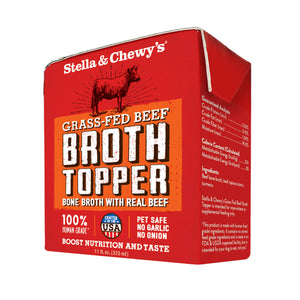 Stella & Chewy's Bouillon Topper Boeuf nourri Ï  l'herbe pour chiens