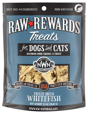 Northwest Naturals Raw Rewards Friandises lyophilisées de colin pour chiens et chats