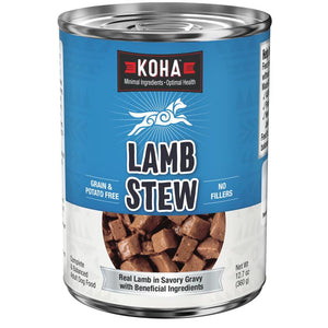 KOHA Minimal Ingredient Lamb Stew Wet Dog Food Can