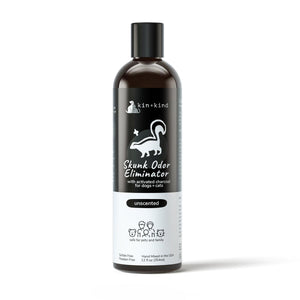 kin+kind Skunk Odor Eliminator Unscented with Charcoal Dog & Cat Shampoo