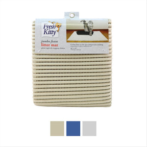 Fresh Kitty Jumbo Tapis en mousse pour litière de chat, Beige, 40 in x 25 in