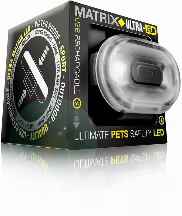 Max & Molly Collier lumineux Matrix Ultra LED pour chien, Noir