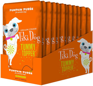 Tiki Dog Tummy Topper Pumpkin Puree & Ginger Dog Treat