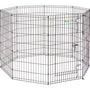 MidWest ConTour Exercise Pen with Door for Dogs, Black
