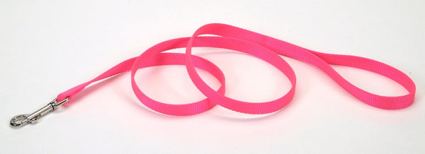 Coastal Single Nylon Lead, Neon Pink