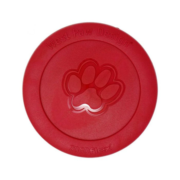 West Paw Zogoflex Jouet chien Zisc, rouge rubis