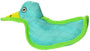 DuraForce Duck Tiger Dog Toy, Blue/Green