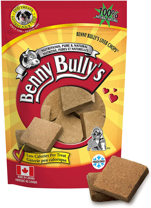 Benny Bully's Liver Chops Freeze-Dried Dog Treats