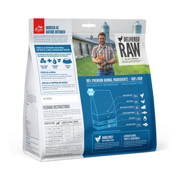 ORIJEN Original Grain-Free Nourriture Lyophilisées pour chiens