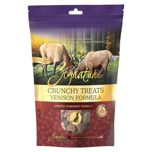 Zignature Venison Formula Crunchy Dog Treats, 12-oz