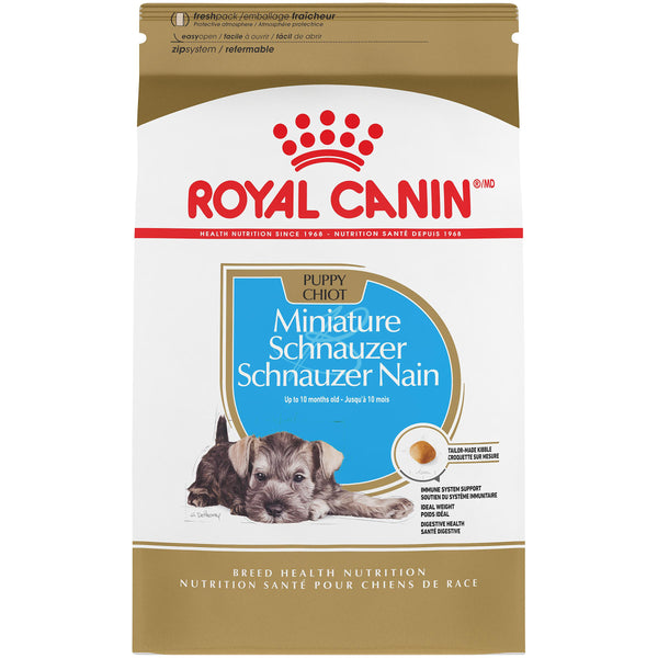 Royal Canin Breed Health Nutrition Miniature Schnauzer Puppy Croquettes pour chiot, 2,5 lb