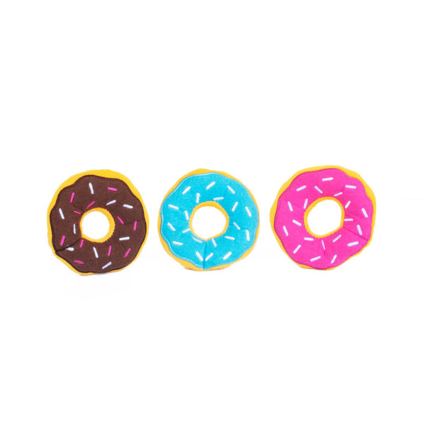 ZippyPaws Miniz Donutz Dog Toy