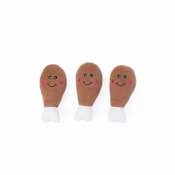 ZippyPaws Miniz Chicken Drumsticks Dog Toy