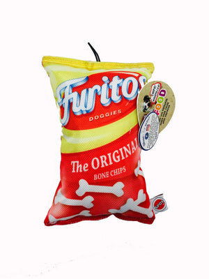 Ethical Pet Spot Fun Food Furitos Chips Dog Toy, 8-in