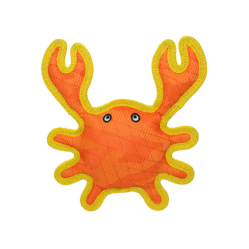 DuraForce Crab Dog Toy, Orange