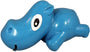 Cycle Dog Ecolast 3-Play Hippo Dog Toy, Blue