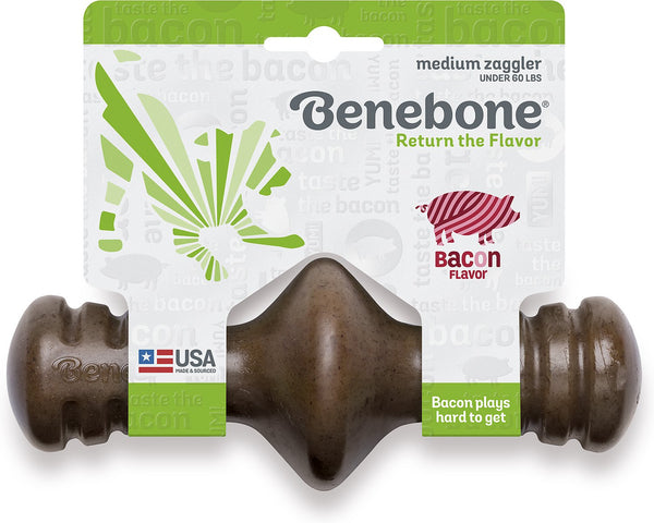 Benebone Zaggler Bacon Flavored Dog Toy