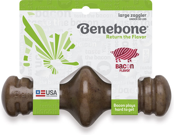 Benebone Zaggler Bacon Flavored Dog Toy
