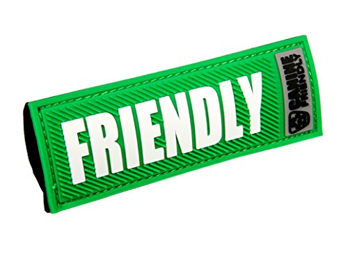 RC Pets Bark Notes Dog Collar Patch, Friendly