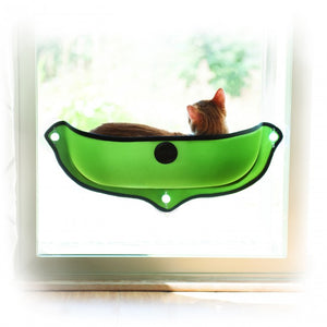 K&H EZ Mount Window Cat Bed, Green