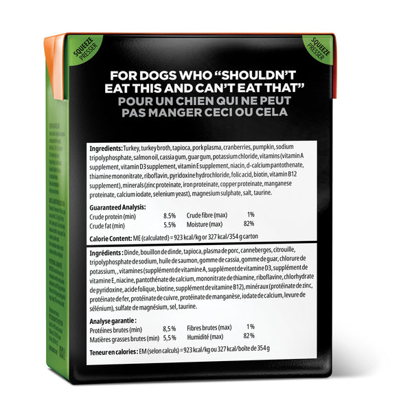Go! Solutions Sensitivities Limited Ingredient Shredded Turkey Grain-Free Wet Dog Food