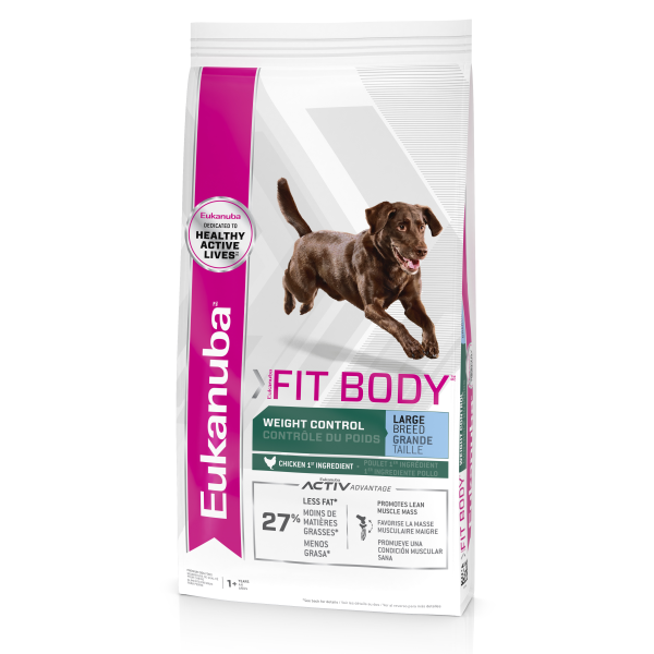 Eukanuba Croquettes Fit Body Contrôle du poids pour chiens adultes de grande race