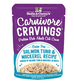 Stella & Chewy's Carnivore Cravings Nourriture humide saumon, thon et maquereau pour chats