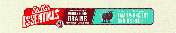 Stella & Chewy's Essentials Grains complets agneau et grains anciens Croquettes pour chiens