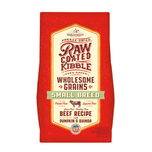 Stella & Chewy's Croquettes enrobées de cru Grains complets boeuf, citrouille et quinoa Croquettes pour petites races