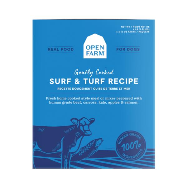 Open Farm Gently Cooked Surf & Turf Recipe Frozen Dog Food