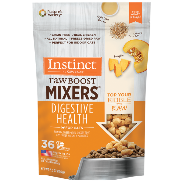 Instinct Raw Boost Mixers Digestive Health Freeze-Dried Cat Food Topper