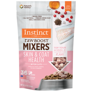 Instinct Raw Boost Mixers Skin & Coat Health Freeze-Dried Cat Food Topper