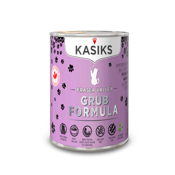 KASIKS Grub Formula Grain-Free Canned Cat Food, 12.2-oz