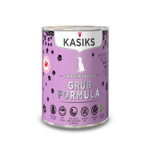 KASIKS Grub Formula Grain-Free Canned Dog Food, 12.2-oz