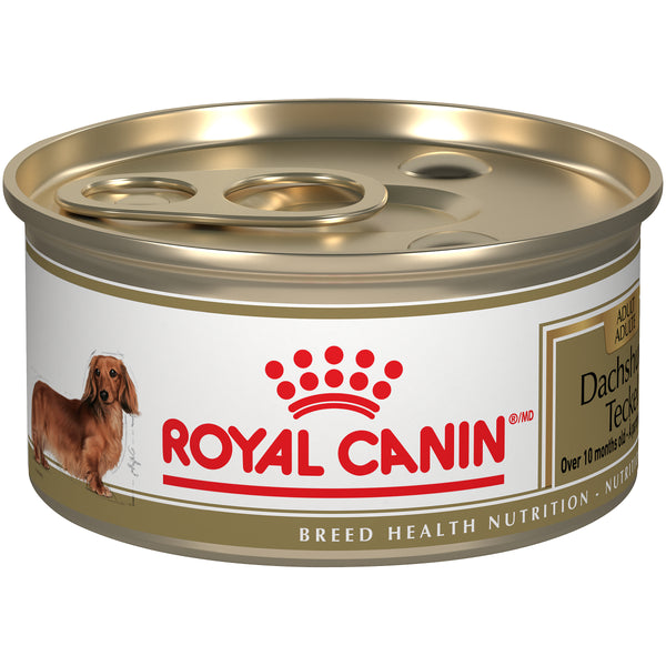 Royal Canin Breed Health Nutrition Dachshund Adult Loaf in Gravy Canned Wet Dog Food