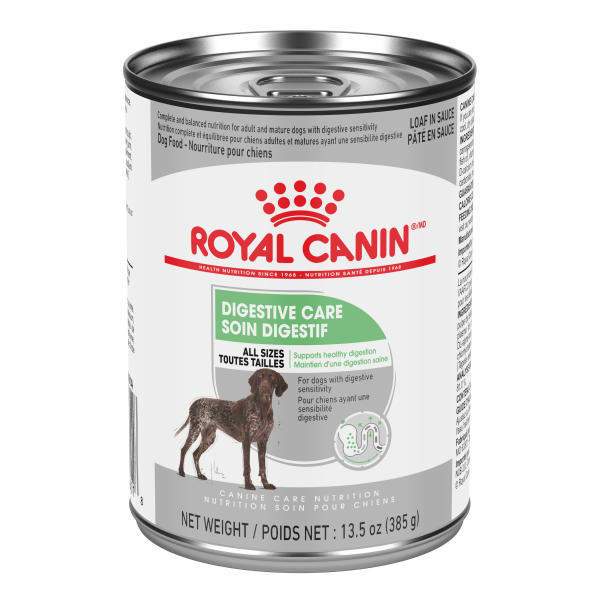 Royal Canin Canine Care Nutrition Digestive Care Adult Loaf in Gravy Canned Wet Dog Food