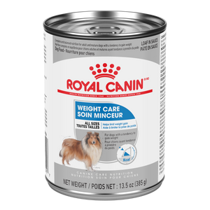 Royal Canin Weight Care Loaf in Sauce Wet Dog Food Can