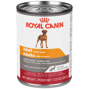 Royal Canin Canine Health Nutrition All Adult Loaf in Gravy Canned Wet Dog Food