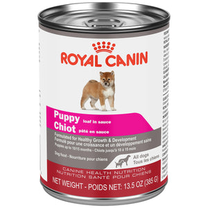 Royal Canin Canine Health Nutrition Puppy Loaf in Sauce Wet Dog Food Can