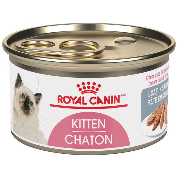 Royal Canin Feline Health Nutrition Kitten Loaf in Sauce Wet Cat Food Can (CA)