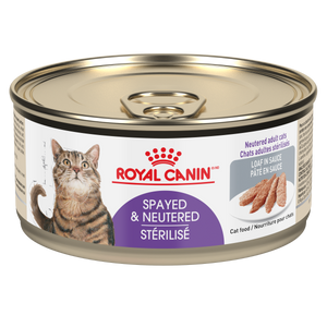 Royal Canin Feline Health Nutrition Spayed Neutered Loaf in Sauce Wet Cat Food (CA)