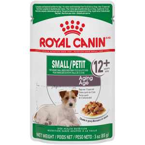 Royal Canin Size Health Nutrition Small Aging Chunks in Gravy Pouch Wet Dog Food
