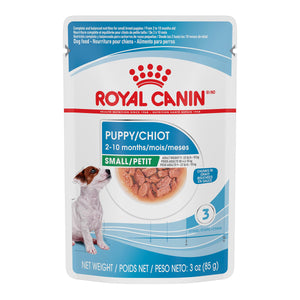 Royal Canin Size Health Nutrition Small Puppy Chunks in Gravy Wet Dog Food Pouch