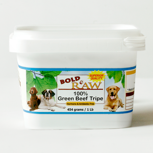 Bold by Nature Green Beef Tripe Tub Dog Food