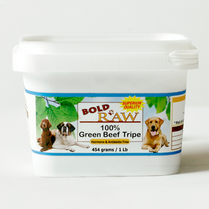 Bold by Nature Green Beef Tripe Tub Dog Food
