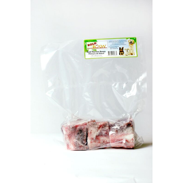Bold by Nature Frozen Beef Marrow Bones Dog Treats