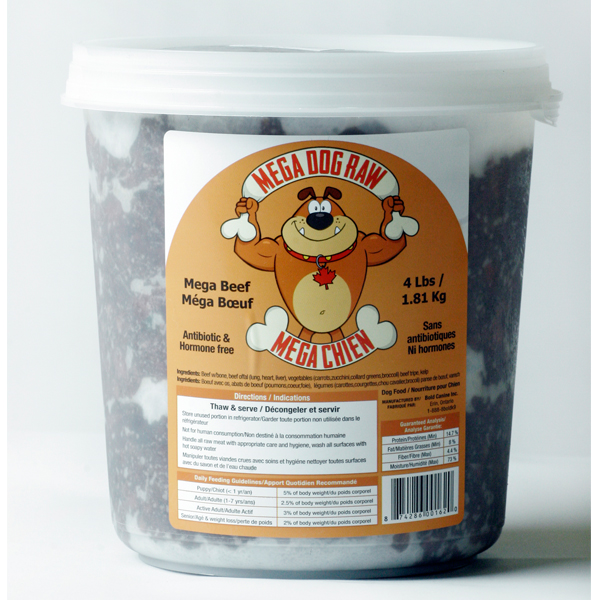 Bold by Nature Dog Mega Beef Tub Dog Food