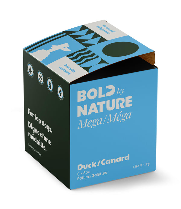 Bold by Nature Dog Mega Duck Patties Dog Food
