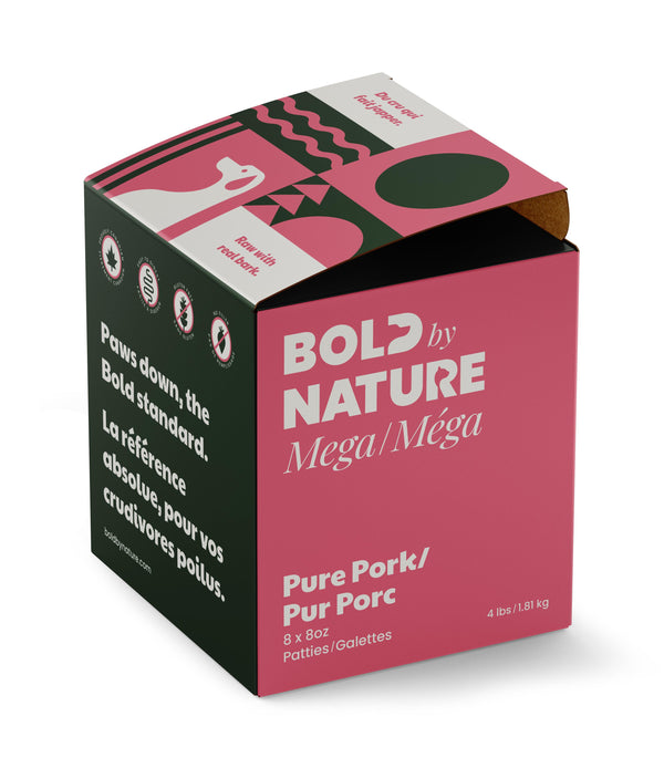 Bold by Nature Dog Mega Pork Patties Dog Food